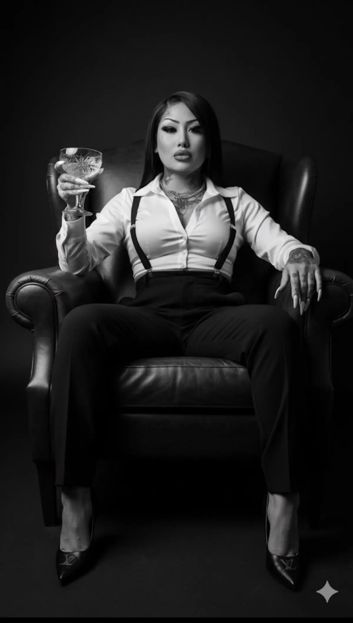 Why not, love this one #fyp #geminiai #blackandwhitephotography #ganggang 