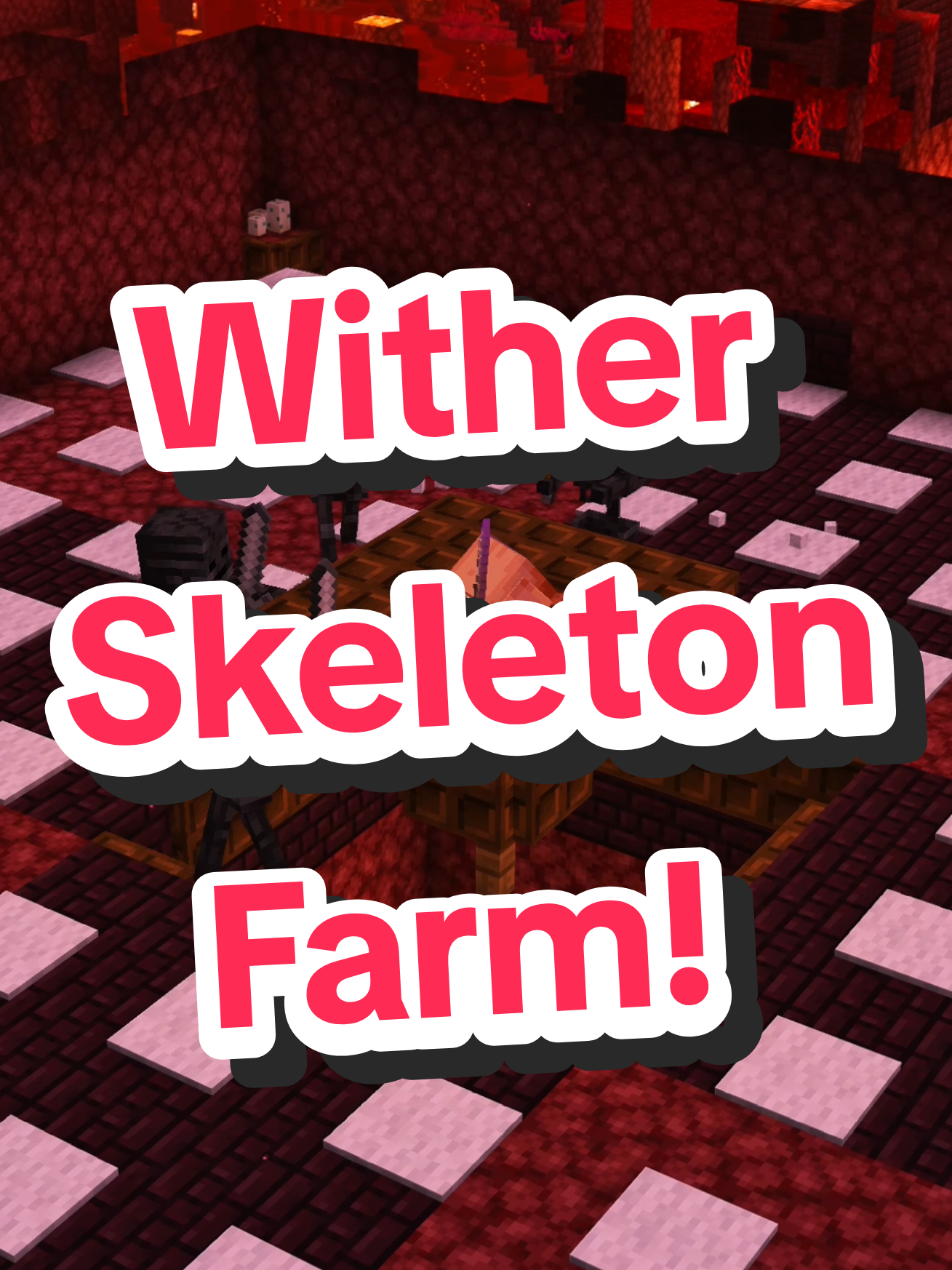 ULTIMATE Wither Skeleton Farm! #minecraftusa #Minecraft #minecrafttutorial #minecraftbuilding #minecraftfarm 