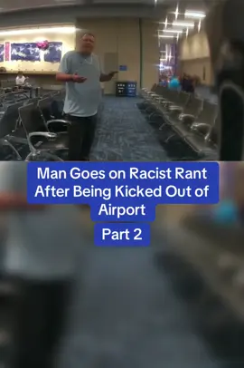 Man Goes on Racist Rant After Being Kicked Out of Airport #cops #police #policeofficer #copsusa🚔🇺🇸 #foryou 
