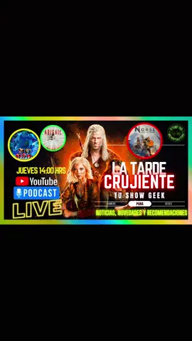 ven al Directo 14:00 en vivo por youtube  #podcast #latardecrujiente 