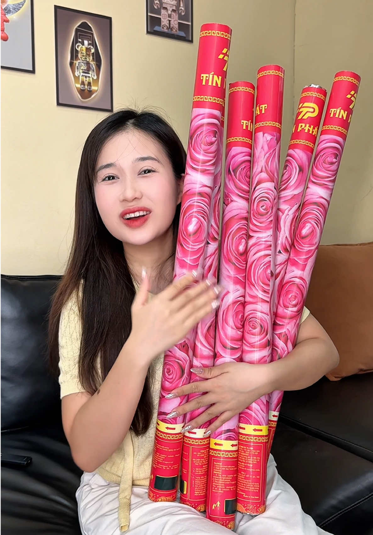 Ống phụt hoa giấy đám cưới đám hỏi tiệc tùng sinh nhật #ongphutgiayhoahong #ongphuthoagiay #ongphutgiay 