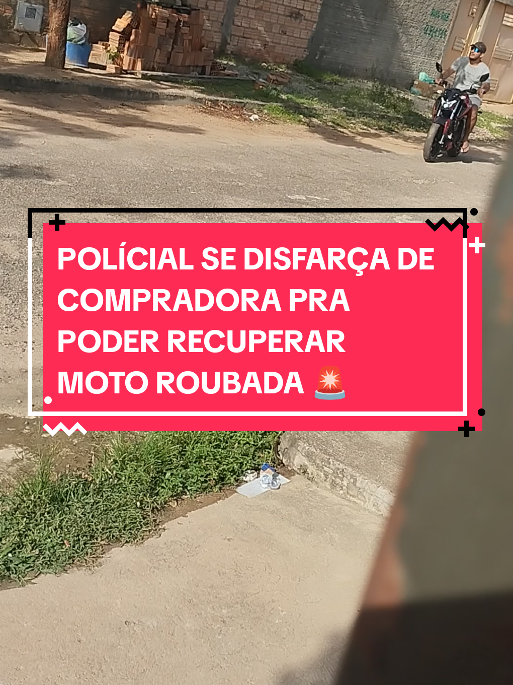 POLÍCIAL SE DISFARÇA DE COMPRADORA PRA PODER RECUPERAR MOTO ROUBADA 🚨😱#fyp #viral 