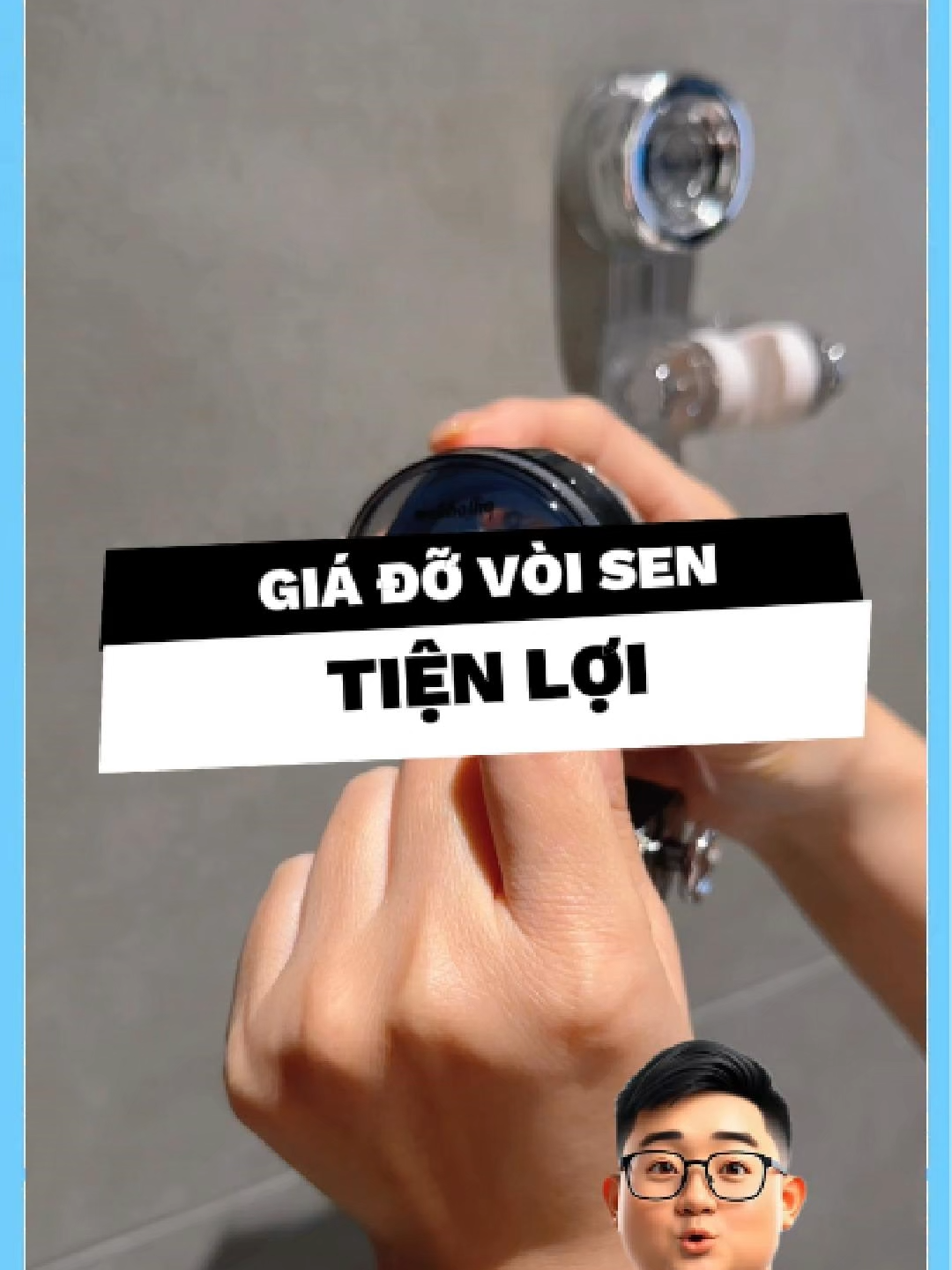 Giá Đỡ Vòi Sen Gắn Tường – Điều Chỉnh Linh Hoạt, Không Cần Khoan! 💧 #giadovoisen #duyne0710 #giadungtienich #giadungthongminh #xuhuong #fyp