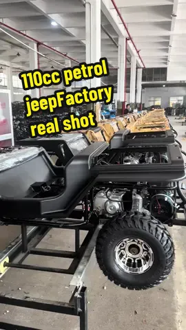 110ccMini Retro Gasoline Jeep Four-wheeled Off-road Motorcycle All-terrain Vehicle Outdoor Off-road Vehicle Kart Factory Reality Pats#GGo Kart##jeep##Four-wheel cross-country motorcycle##'Retrofit vehicle