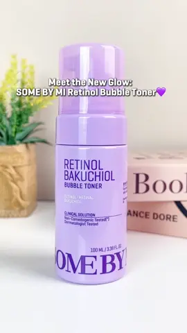 Your new skincare essential.. Retinol Bubble Toner Tekstur bubble-nya lembut banget di kulit dan bantu kasih efek glass skin alami ✨ #SomeByMi #RetinolToner #GlassSkin #KoreanSkincare