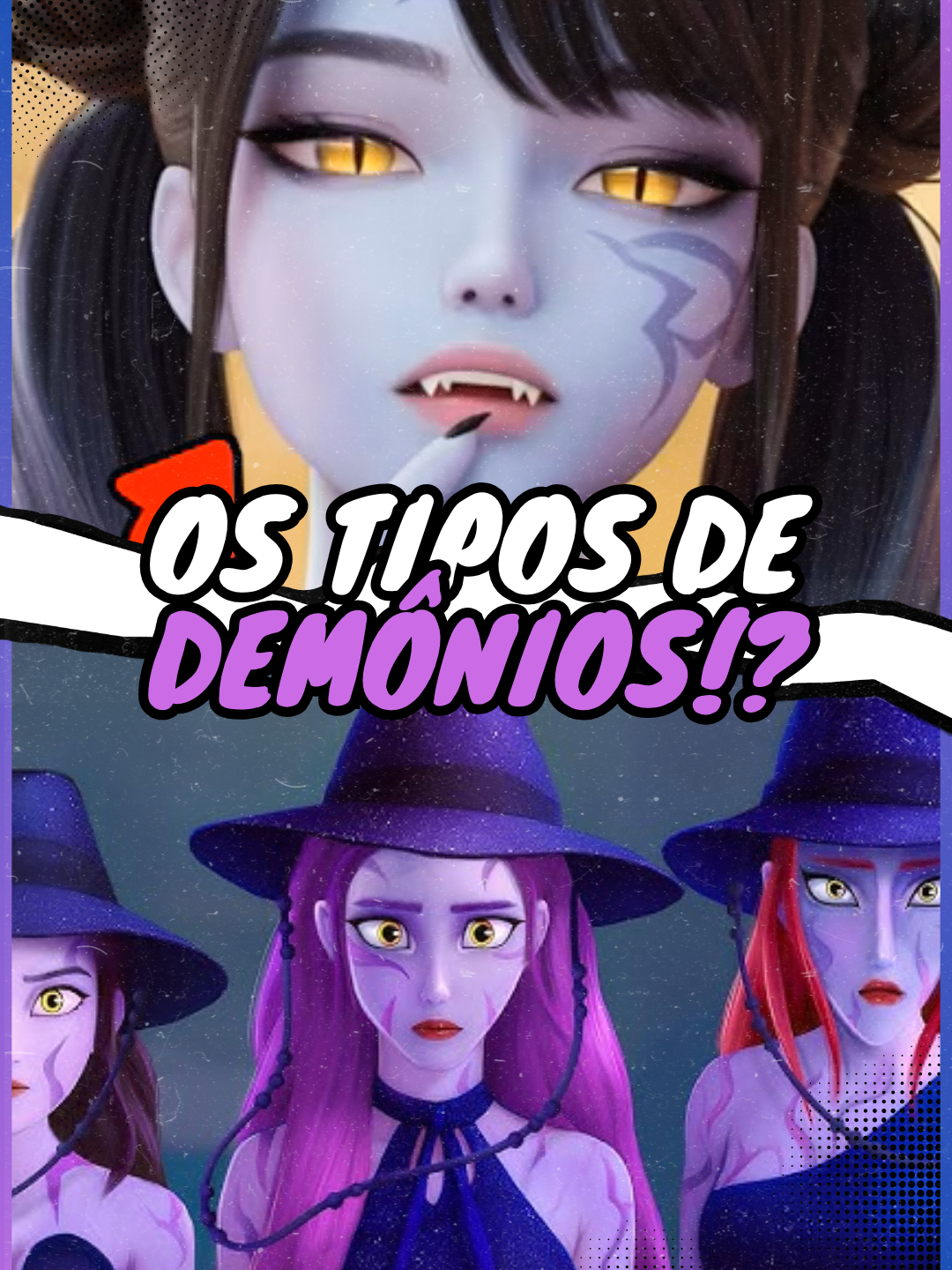 OS 3 TIPOS DE DEMÔNIOS EM K-POP DEMON HUNTERS 😈🎤 | K-Pop Demon Hunters #kpopdemonhunter #netflix #animação #vtuber #vtuberbr