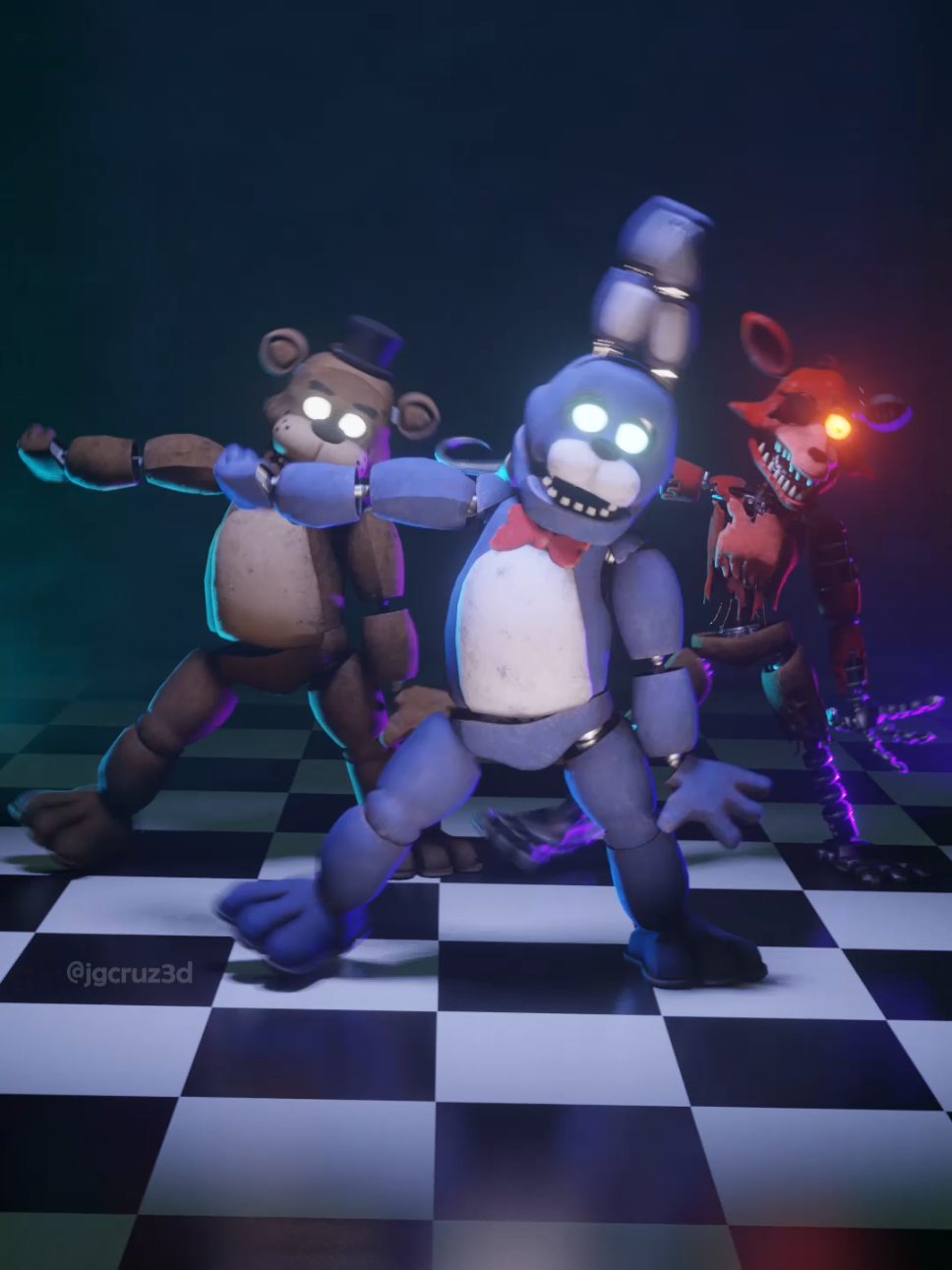 This was definitely my favorite version of the ones I made, what you think? #halloween #fnaf #animation 