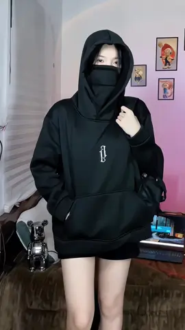 Áo hoodie Cổ Cao, hoodie ninja#aokhoac #aohoodie #aoni #thoitrangnam #xuhuong 