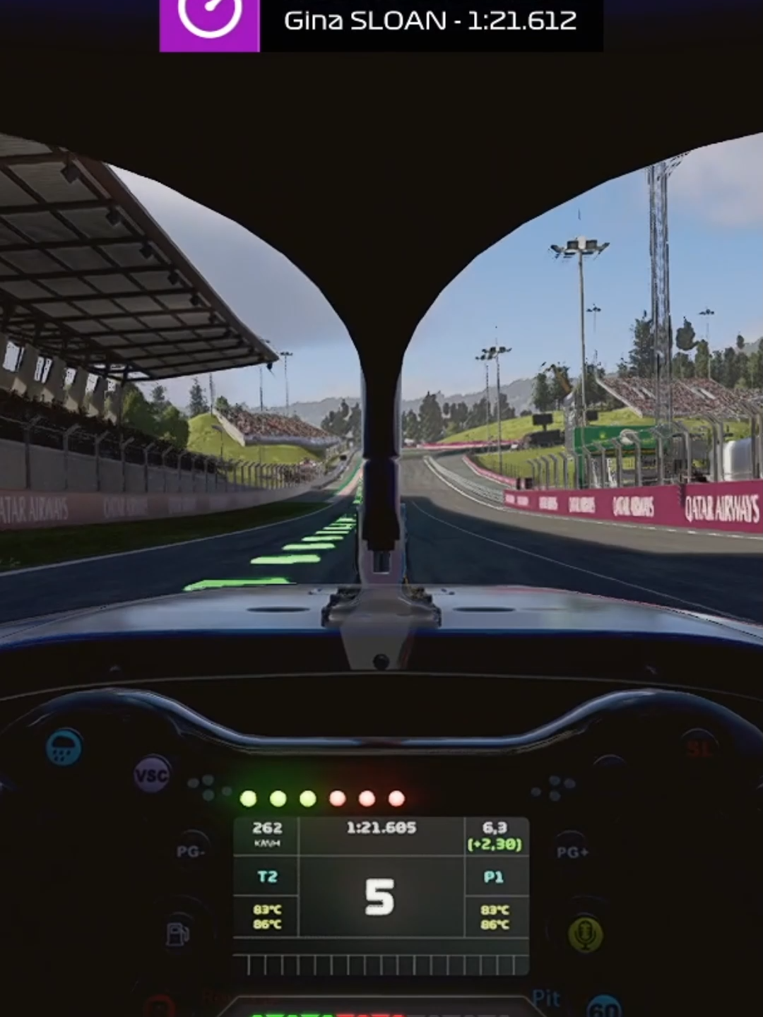 1.19078 Autriche F2 #f1 #formula1 #simracing #reelsi̇nstagram #f2