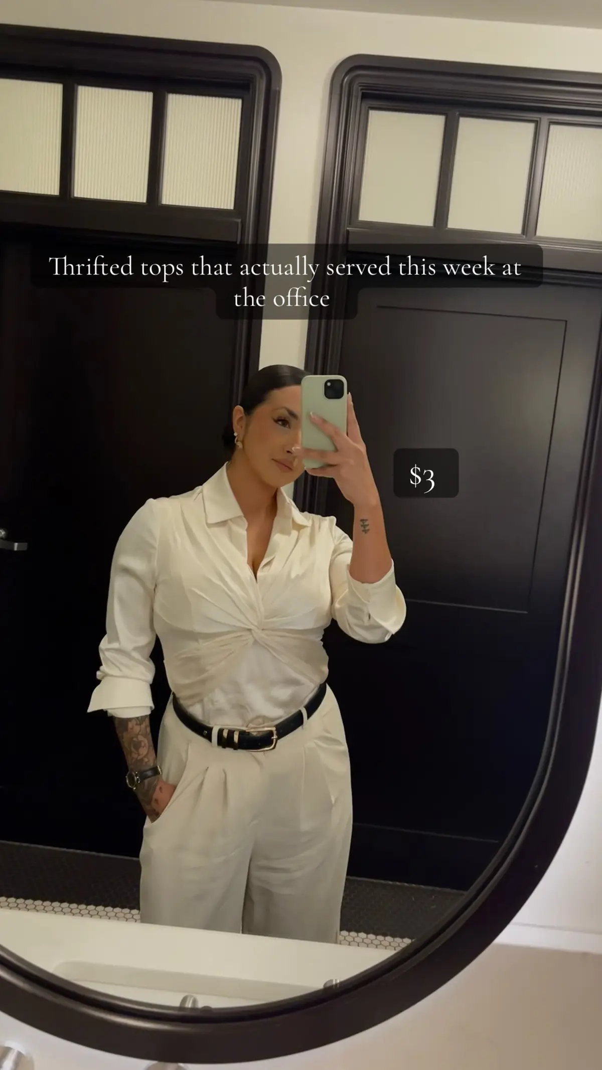 #ThriftedEdition #corporatelife #ThriftFinds #ThriftedStyle #officelife    