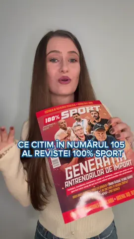 A apărut numărul 105 al Revistei 100% Sport ✌🏼 Iată câteva dintre subiectele acestei ediții ▶️ #sportsmagazine #100sport #revista100sport #journalism 