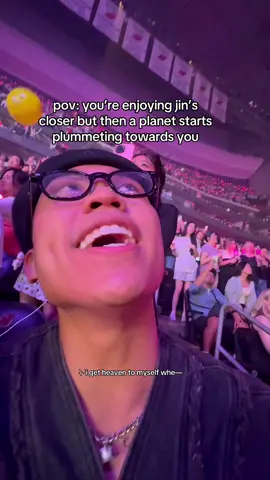 girl we pregamed this concert too hard 😭 @alcheskaa @Asian Glow Podcast #jin #bts 