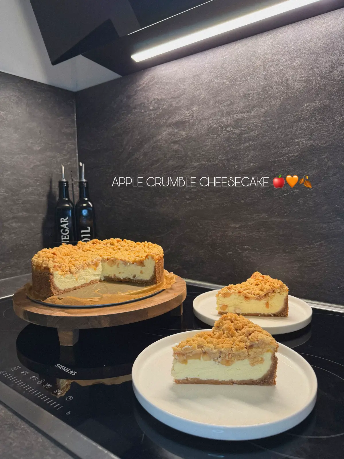 Apfel Crumble Cheesecake 🍎🍂🧡 #cheesecake #Recipe #crumble #fyy #FoodLover 