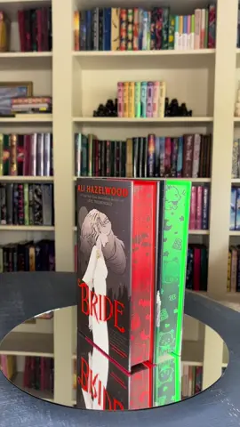 Still working on those jump cuts 😅  paperbacks and hardcovers of Bride and Mate will be in the shop drop on Halloween (9AM MDT) in LIMITED STOCK 🌙 #bridealihazelwood #matealihazelwood #alihazelwood #alihazelwoodbooks 