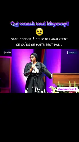 Ne dites pas ce que vous ne connaissez pas:  conseil à ceux qui parlent de ce qu'ils ne connaissent pas, c'est de la diffamation et du colportage. En lingala, songi songi #conseil #sagesse #pasteurjoellekabasele #rosinekambale #mamarosa 