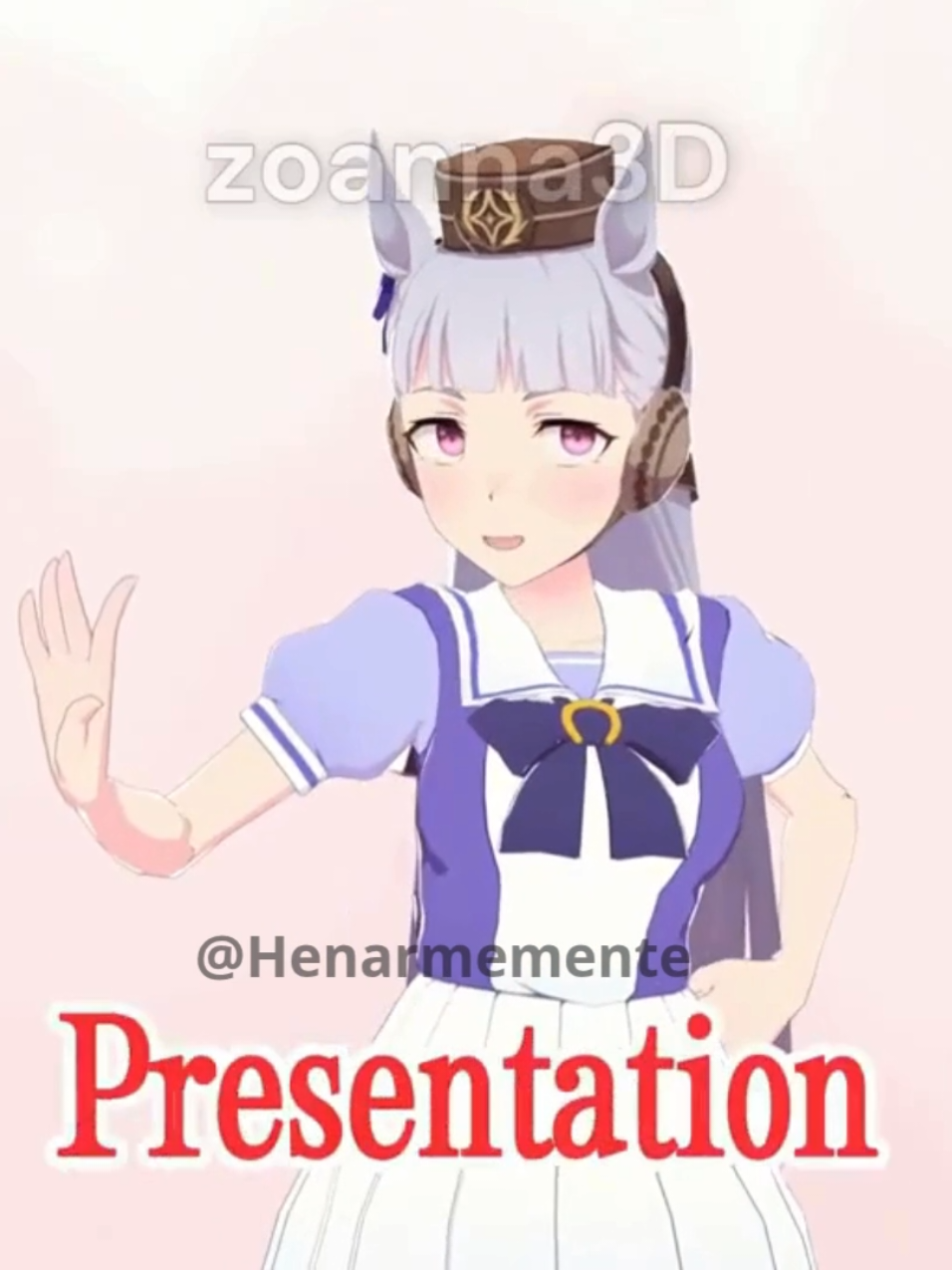 📝👩🏻‍🏫 Hoy Goldship se ha propuesto enseñar español... con una presentación en inglés 👀🇬🇧 💥🐴 Learn Spanish with Golshi! Just two words. Zero sense. 😂 🎞️ Vídeo: @Zoanna3D ✨SÍGUEME ✨ @henarmemente 📸 Instagram | ✖️ X | 🎵 TikTok #Goldship #Umamusume #Doblaje #Anime #FanDub 