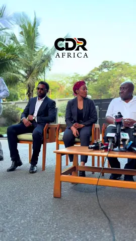Oheneba Akwasi Abayie, the Abusua Panyin, and children of the late Former First Lady Konadu Agyemang Rawlings prepare to brief the press on her passing, held at their Ridge residence. #ghanatiktok🇬🇭 #rawlings 