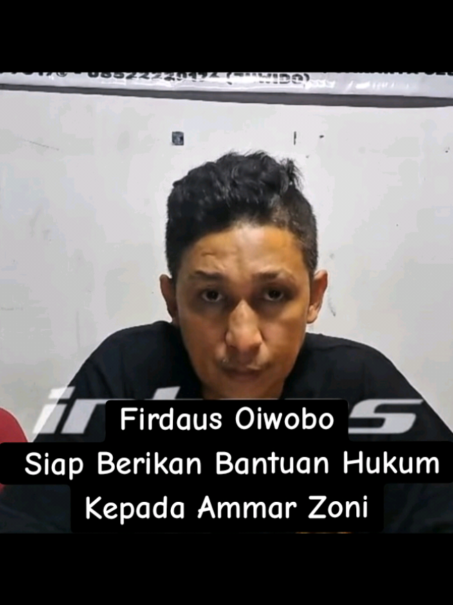 Bang Firdaus siap bantuu untuk kasus ammar zoni #amarzoni #firdausoibowo #nusakambangan #fyp #fypage 