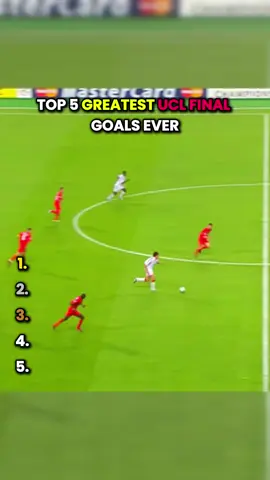 TOP 5 GREATEST UCL FINAL GOALS EVER 🔥🤯 | #uclfinal #football #Soccer 