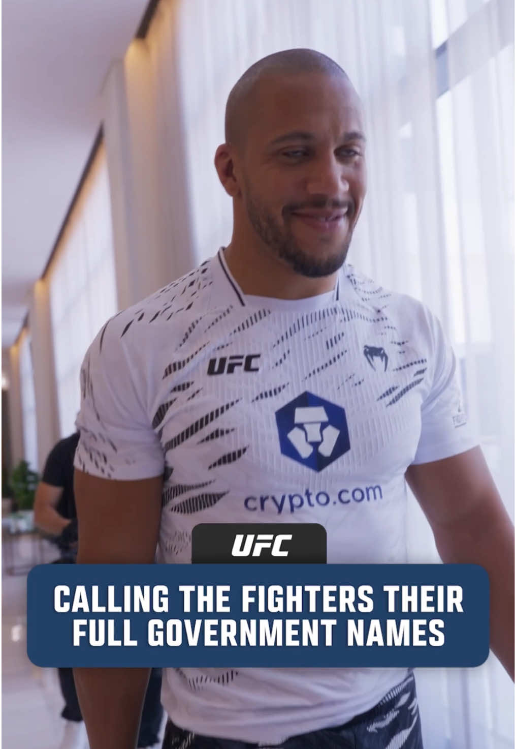 Not the full government name 😂 #UFC321  [ #UFC321 | OCT 25 LIVE on @ESPN PPV at 2pmET | #InAbuDhabi ]