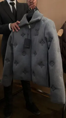 Looking like an LV winter ❄️ #fyp #lv #lvwinterjacket 