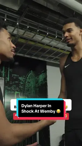 Not quite, @DylanHarper❤️ ... but it sure felt like he did 😂 40 & 15 for @Victor Wembanyama in the #Spurs opening W 🙌 #VictorWembanyama #NBA #basketball #DylanHarper 