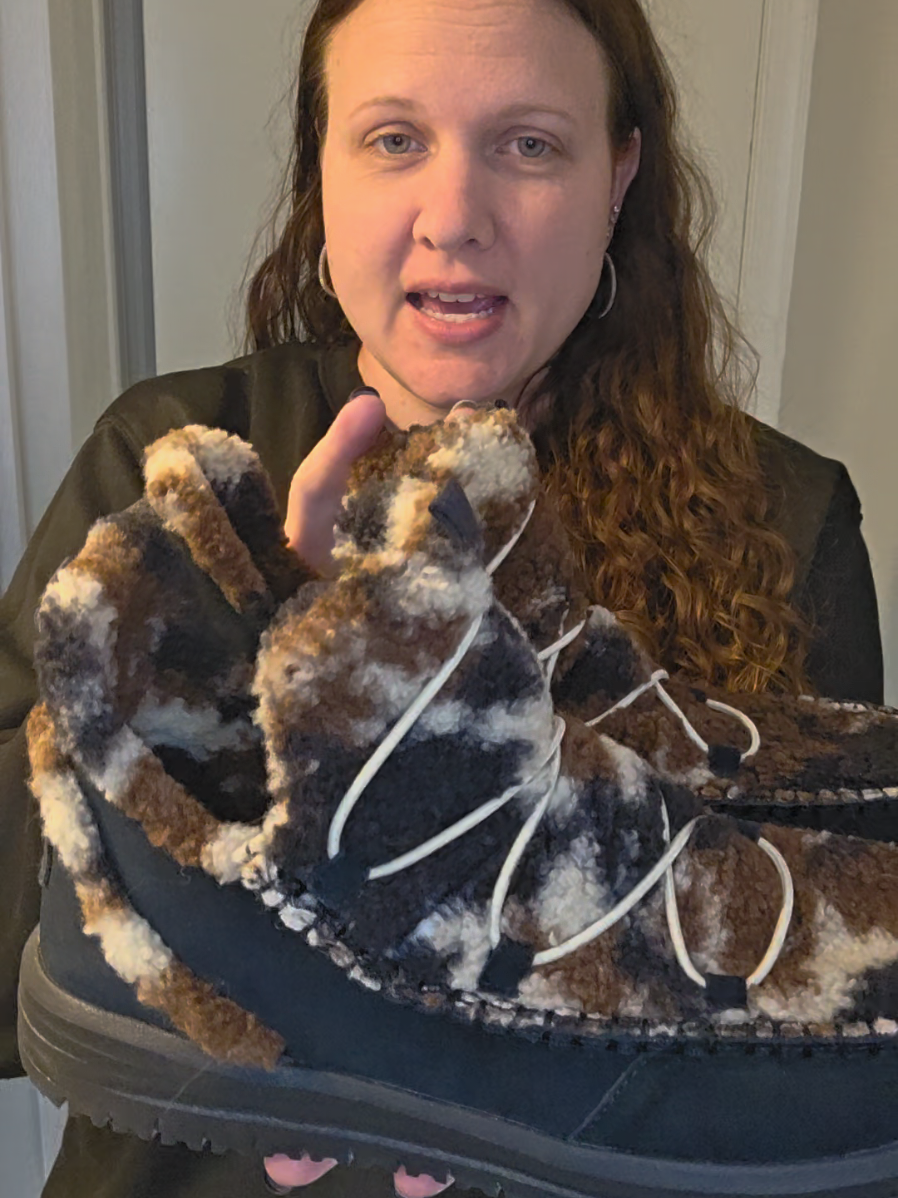Get ready for comfort with the @HeyDude  Camden Suede Cozy Boots! These women's pull-on boots feature soft suede and a plush, sherpa-like trim, making them a great option for a relaxed fit and feel. #HeyDudeStyle #WinterBootComfort #ad #tiktokshopcreatorpicks #tiktokshopblackfriday 