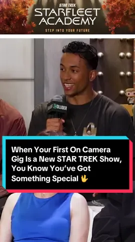 “I’ve never been on camera before, so I’d never seen myself act before, so I had no idea what I was doing and I would forget about what I did the next day, so the whole time, I’m freaking out.” - Sandro Rosta When your first on-camera gig is a new Star Trek show, you’ve gotta know you’ve got something special. Cannot wait to see Sandro Rosta and Bella Shepard in action in Star Trek: Starfleet Academy when the show debuts January 15 on Paramount+! #startrek #starfleetacademy #paramount #interview #paramountplus 