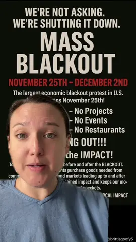 10/23/25. It’s go time! Follow for details. Share to spread awareness. @sickday @Karress Marie @Doc LoLo @Bentley Hensel @Devan-not-Devon 🇺🇲🆘 #fyp #resist #massblackout #bigbeautifulboycott #greenscreen 