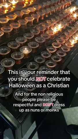 You should NOT celebrate Halloween as a Christian and our religion is also not a costume #christian #christianhalloween #halloween #jesuslovesyou #jesusisgod 
