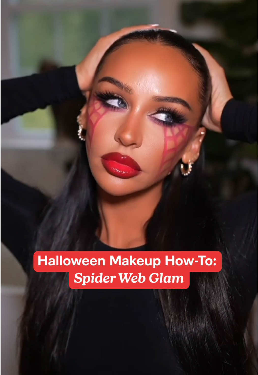 No costume? No worries! 🕷️✨ @carli bybel shows us how to create an effortless glam spider web look using her favorite Macy’s beauty picks from MAC, Kylie Cosmetics, Lancôme and more.
