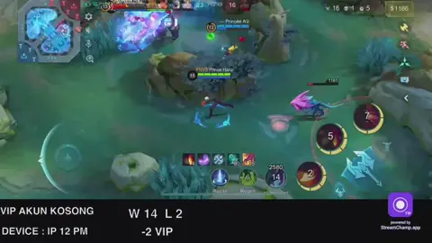 maniac 13 mnt 20 kill #livehighlights #tiktoklive #mobilelegends #gusiontiktok 