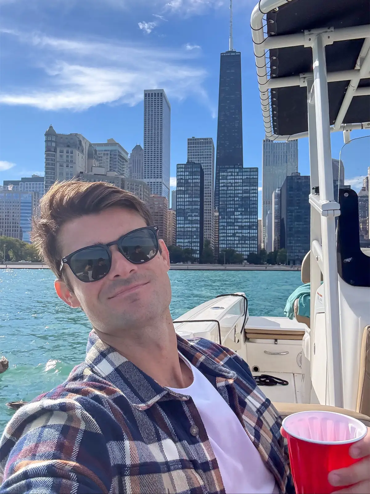 New fall in Chicago activity unlocked - sailgating ⚓️🍁🍂
