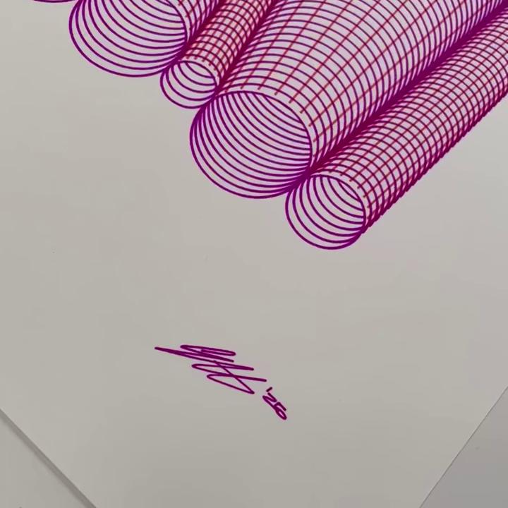 tube_patern# @contour_penplott #penplotter #plotterart #geometricart #lineart #tubeart #algorithmicart #artontwitter #minimalart #codeart #digitalartist #plotterdrawing #creativecoding #opart #blackandwhiteart #abstractgeometry #geometrylovers #monolineart #modernart #designinspiration