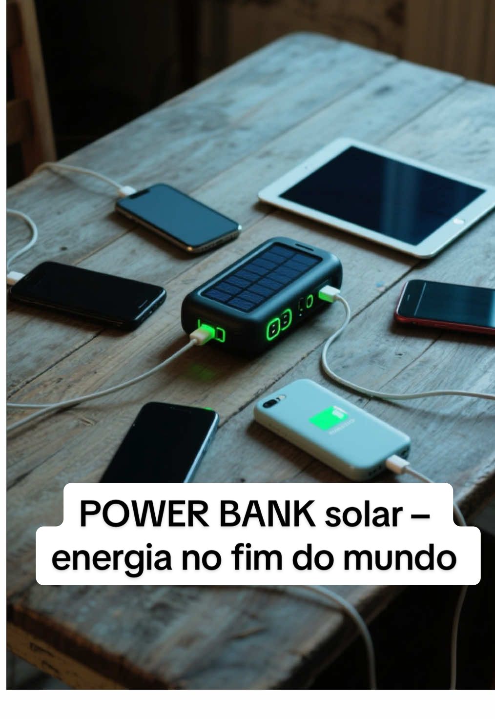 POWER BANK solar – energia no fim do mundo #sobrevivencialismo #sobrevivencia #evasao #apocalipse 