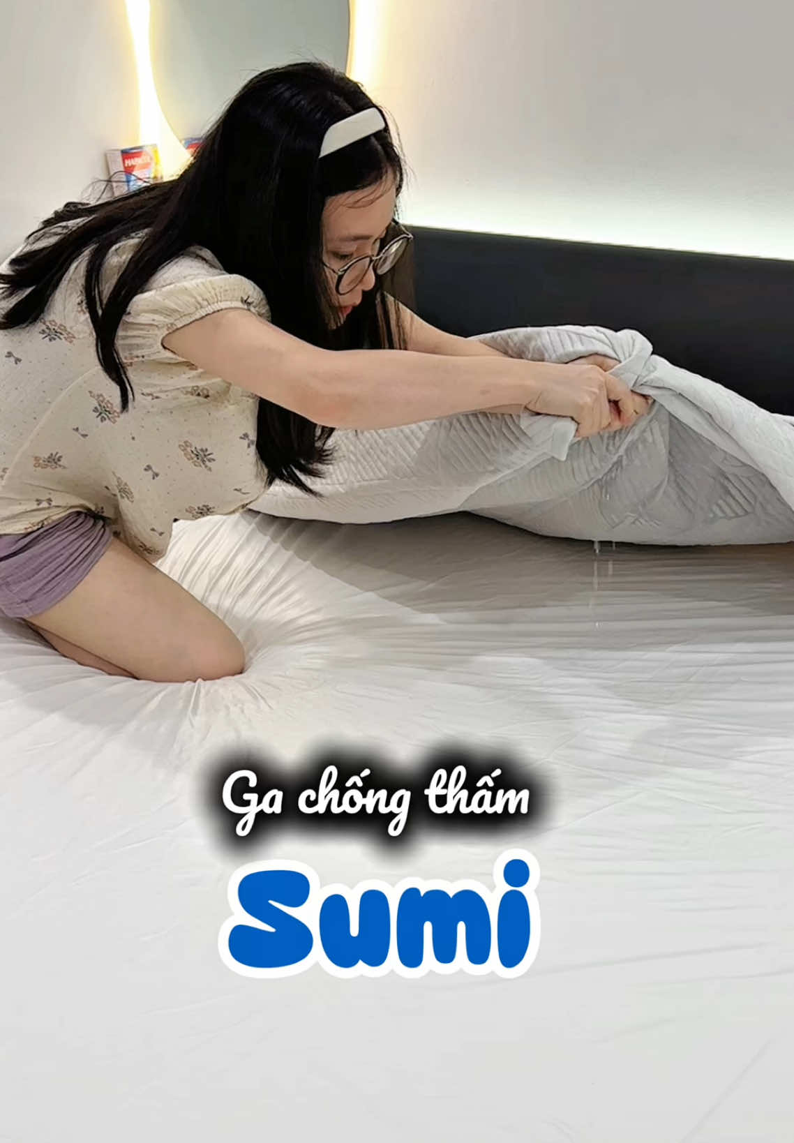 Nhà có con nhỏ thì không thể thiếu ga chống thấm được rồi #gachongtham #goodnight #gachongthamvuanem #nhacobena 