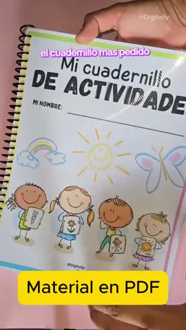 🧒cuadernillo de actividades para niños 3-5 años preescolar📚🥰 Este Material creativo te brinda herramientas prácticas para enseñar y crear un ambiente de aprendizaje significativo. ✅ Diseños listos para imprimir y colocar. ✅ Archivos en PDF, de alta calidad. ✅ Perfecto para docentes ¿Estás listo para probarlo? Envíanos un msj al interno #inicial #madre #mama 