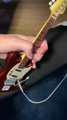 mini cover redbone — mini fender mustang  (miniature mac demarco’s guitar used in 2014) ib: @Michael Ennis  #miniature #fender #miniguitar #foryou #guitartok 