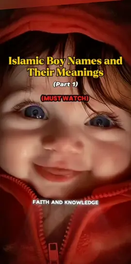 Islamic Boy Names Part 1 #names #islamicnames #fypシ #muslim #viral 