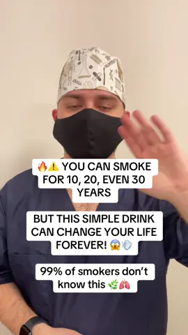 💨 Even after 30 years of smoking, your lungs can still recover — but only if you help them. This simple 4-ingredient drink can naturally clear mucus, improve breathing, and boost oxygen levels. Would you try it tonight? 👇 #doctor #medicine #lungdetox #stopsmoking 