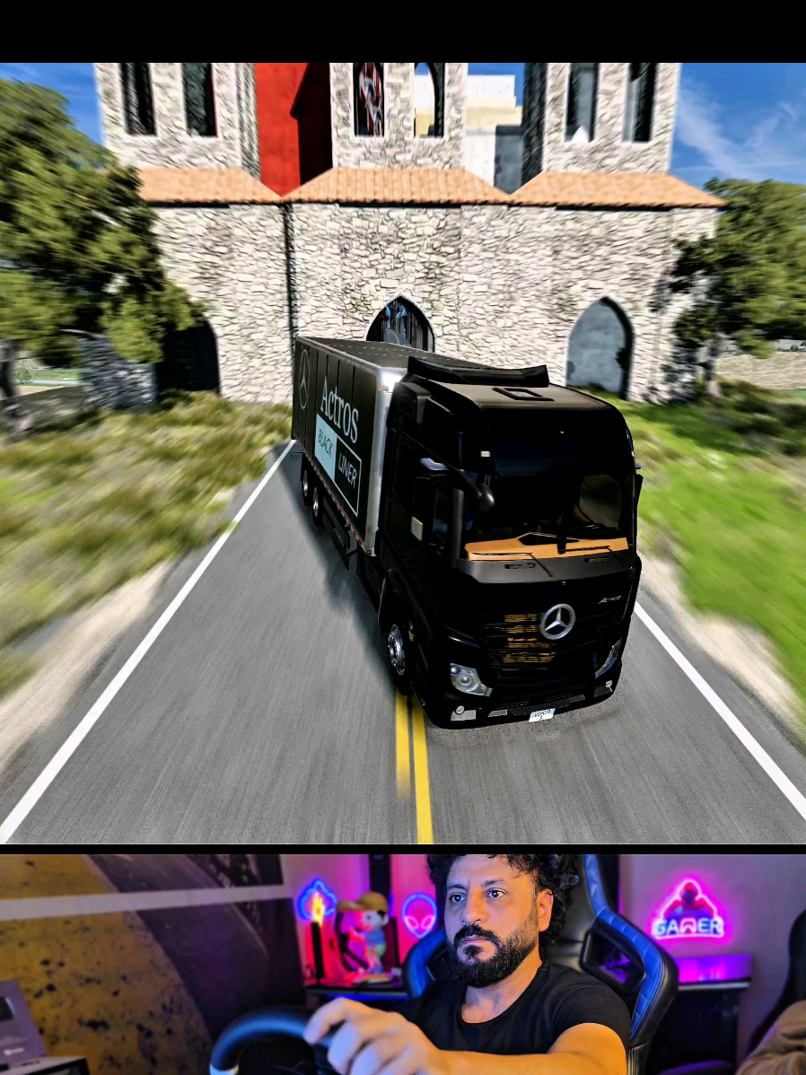 Mercedes truck drifting beamng drive  #mercedes #trucks #beamngdrive #drifting #تفحيط 