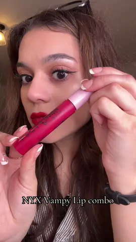 #vampylips #lipcombo #affordablemakeup #nyxcosmetics #nyxlipcombo @NYX Professional Makeup 