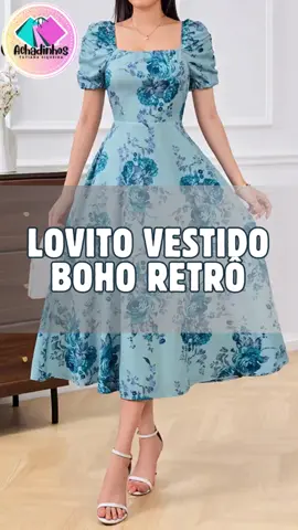 Lovito vestido Boho retrô #lovito  #vestidos 