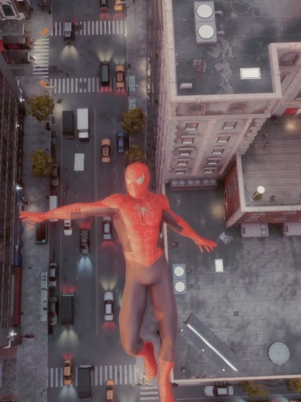 Sam Raimi Spider-man 2002♥️💙 #webswinging #spiderman #spiderman2 #webswingingtomusic #spiderman2002 #SamRaimi #spidermanps4 