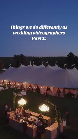 One crucial element that differentiates video from photo is audio. Some of the most candid/unscripted audio comes from the first dance and parent dances. Guests hear the music, see you talking, but don’t know what you’re saying. The audio from your first dance or dance with your parent is special now, but can mean so much more 20 years from now. #weddingtok #firstdance #weddinginspo #weddingvideo 