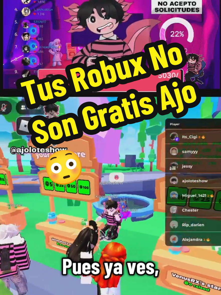 Tus Robux No Son Gratis Ajo 😳 #roblox #robloxfyp #robloxedit #fyp #clips 