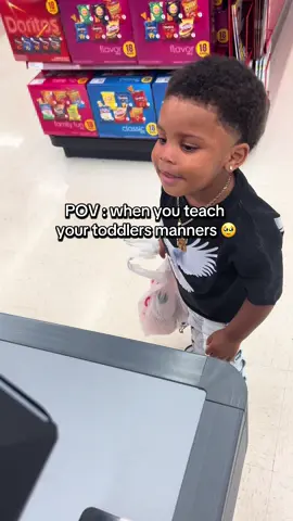 Manners are important! Teach them young💙 #fyp #pov #azai 