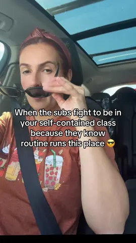 That good feeling of be out for a training and having a well structured class! 😎 #spedteacher #teacherlife #specialeducation #elementaryteacher #selfcontainedclassroom 