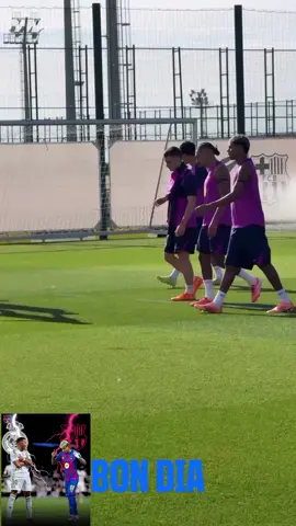 entraînement dit aujourd'hui pour affronter Real Madrid match prochaine classico  ♥️💙♥️✅🫶 #viscabarca🔴🔵 