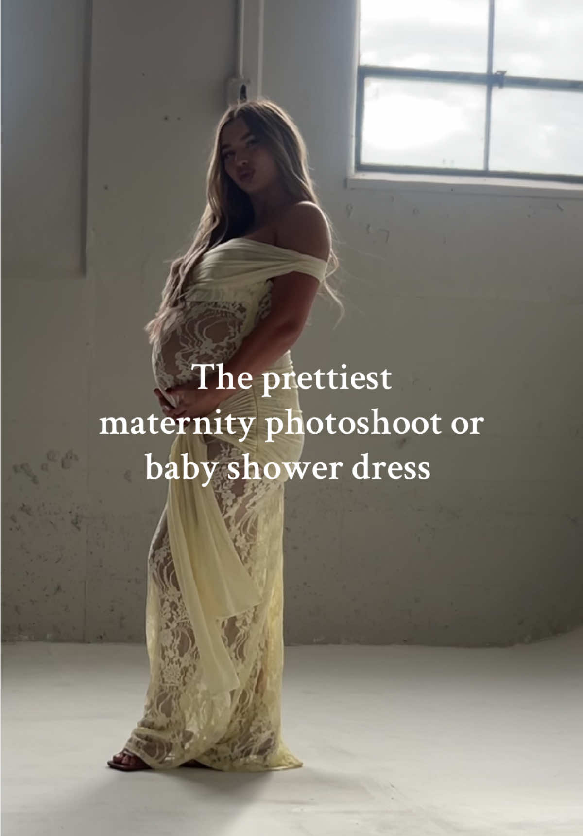 I originally bought this dress from Peppermayo for $100 but later found the exact same one on TikTok Shop for a fraction of the price 😭It turned out to be the perfect piece for my maternity photoshoot!!! 🤍 For reference I’m 5’3 and wearing a medium, though I definitely could’ve sized up since it’s not a true “maternity” dress #maternityphotoshoot #pregnant #maternityshoot #babyshower #tiktokshop